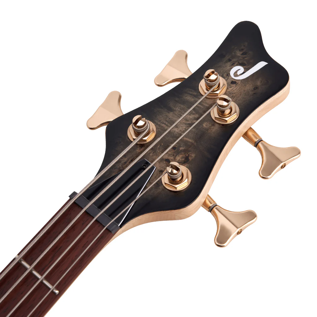 Jackson Pro Series Spectra Bass SBP IV, Caramelized Jatoba Fingerboard, Transparent Black Burst | Bass Guitars | 2919914585 - Image 4