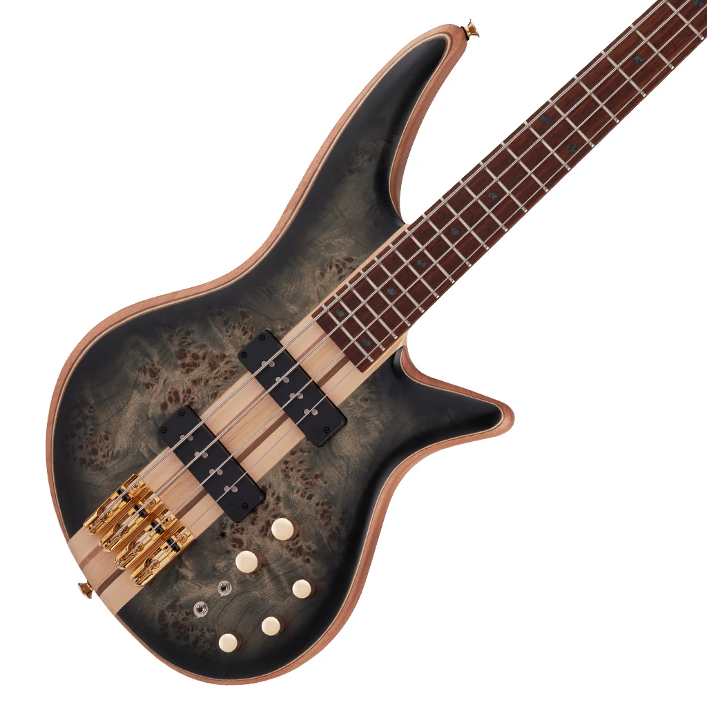 Jackson Pro Series Spectra Bass SBP IV, Caramelized Jatoba Fingerboard, Transparent Black Burst | Bass Guitars | 2919914585 - Image 6