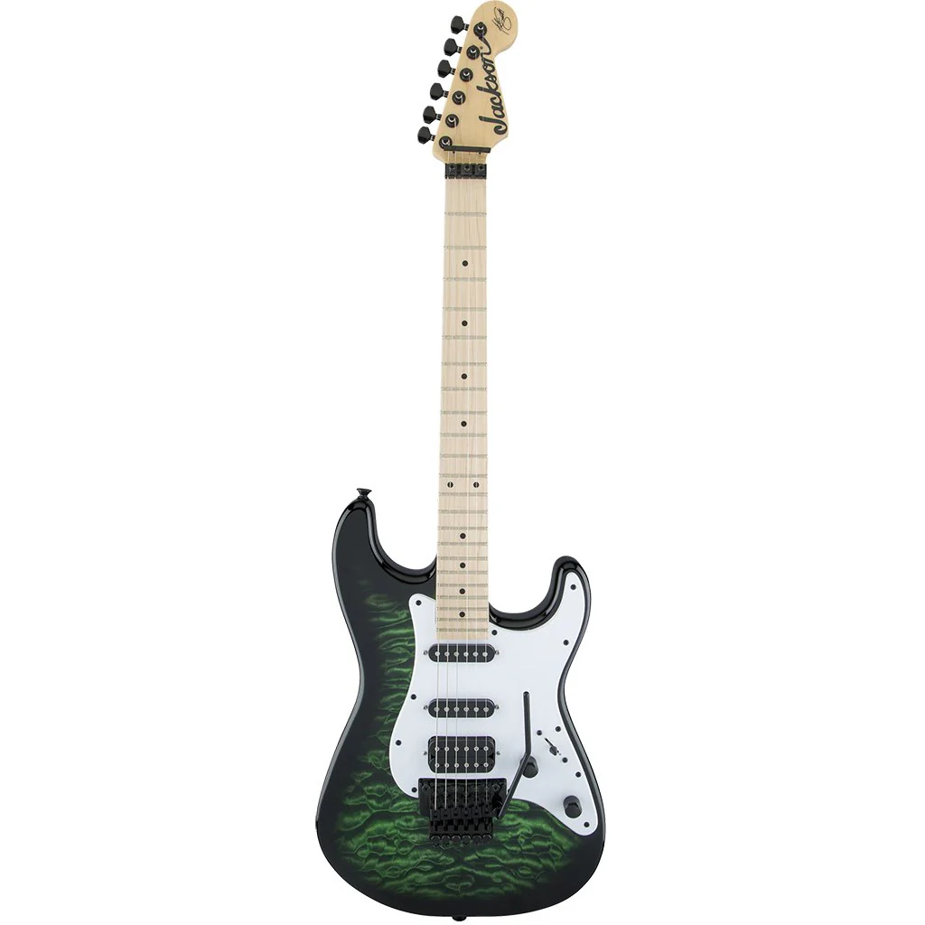 Jackson X Series Adrian Smith SDXQ - Transparent Green - Maple Fretboard | Electric Guitars | 2913052587 - Image 5