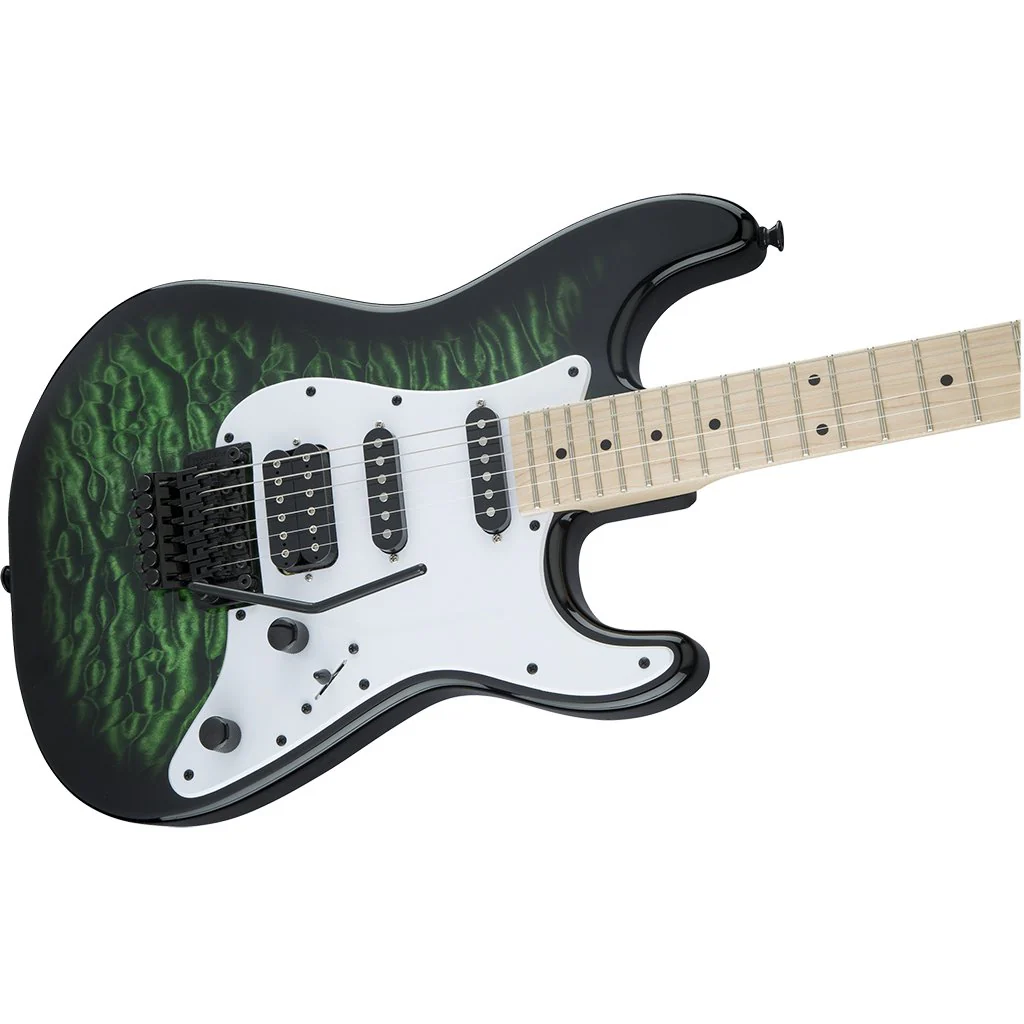 Jackson X Series Adrian Smith SDXQ - Transparent Green - Maple Fretboard | Electric Guitars | 2913052587 - Image 6