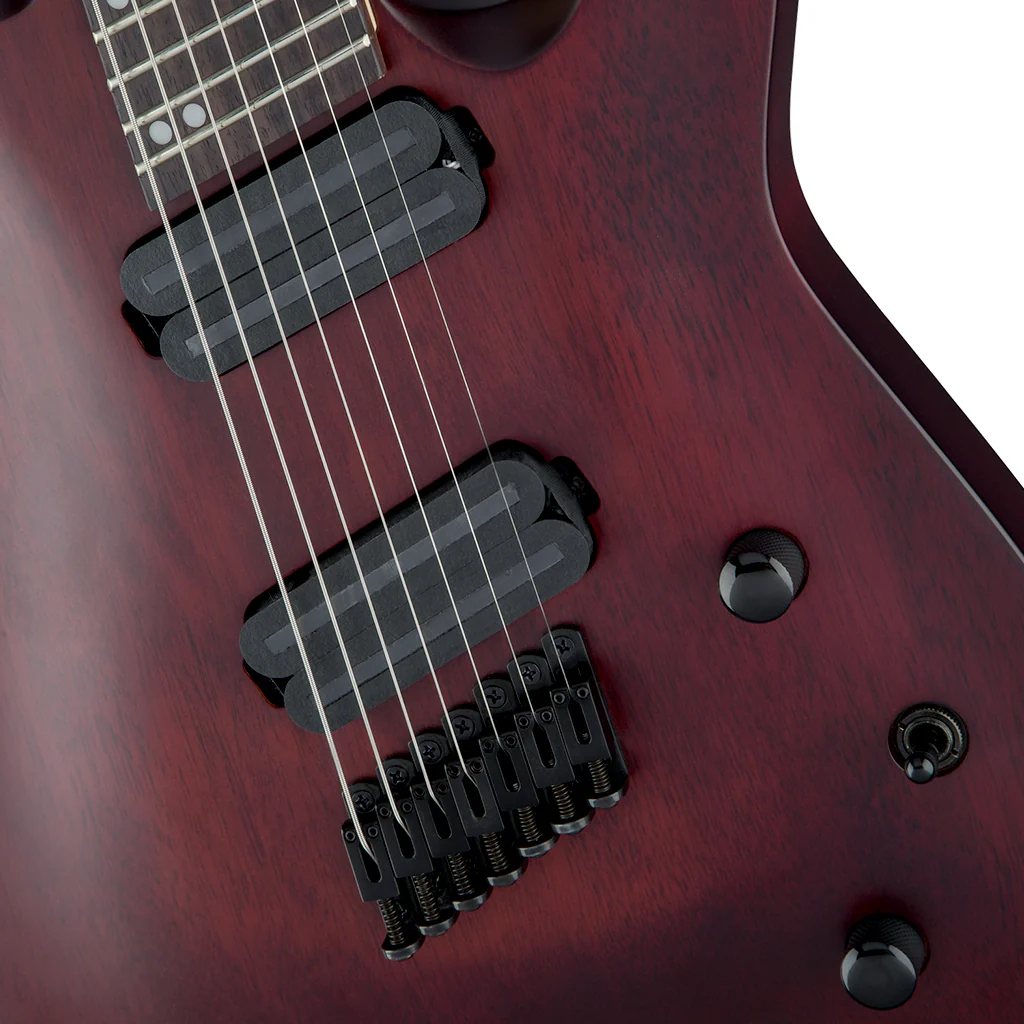 Jackson X Series Dinky Arch Top DKAF7 MS, Laurel Fingerboard, Multi-Scale, Stained Mahogany | Electric Guitars | 2911637557 - Image 6