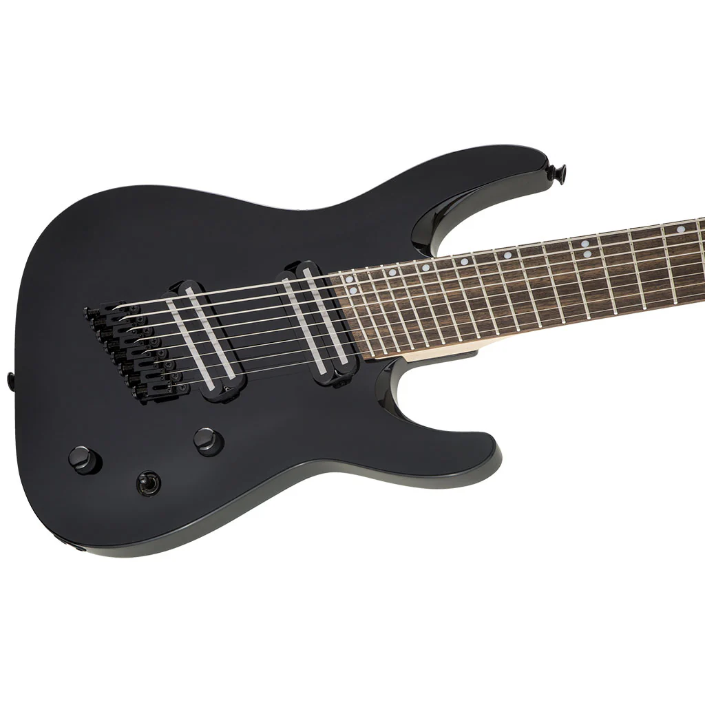 Jackson - X Series Dinky Arch Top DKAF8 MS, Laurel Fingerboard, Multi-Scale, Gloss Black | Electric Guitars | 2916183503 - Image 4