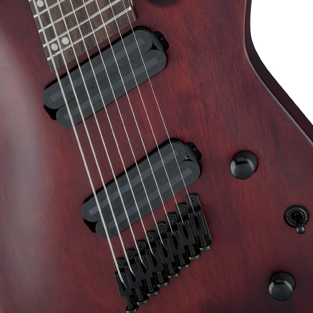 Jackson  X Series Dinky Arch Top DKAF8 MS, Laurel Fingerboard, Multi-Scale, Stained Mahogany | Electric Guitars | 2911638557 - Image 6