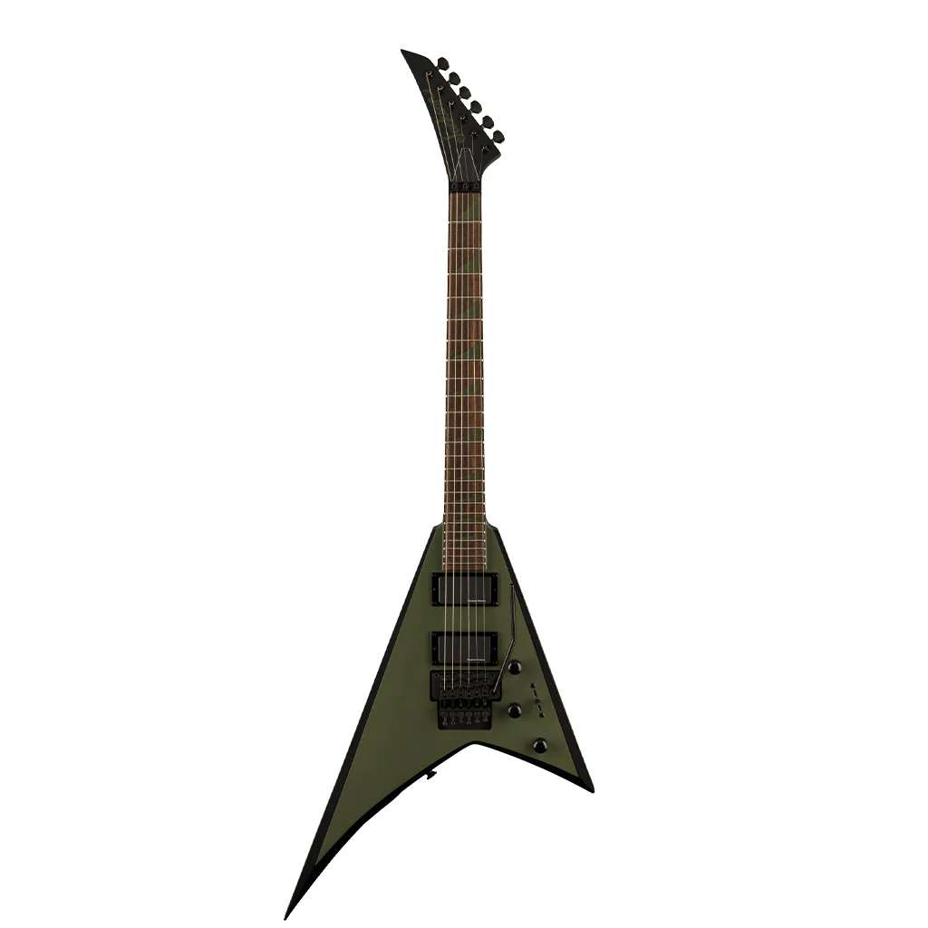 Jackson X Series Rhoads RRX24, Laurel Fingerboard, Matte Army Drab with Black Bevels | Electric Guitars | 2913636520 - Image 2