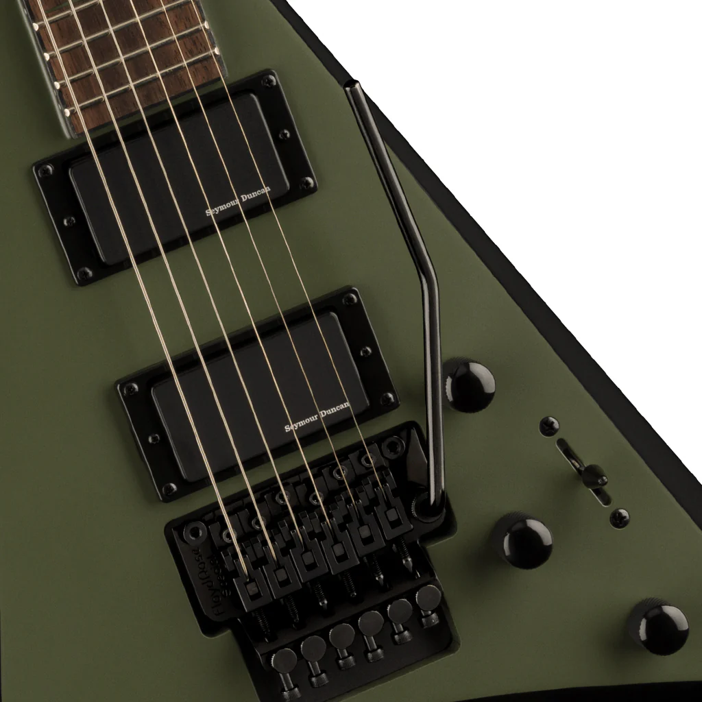 Jackson X Series Rhoads RRX24, Laurel Fingerboard, Matte Army Drab with Black Bevels | Electric Guitars | 2913636520 - Image 6