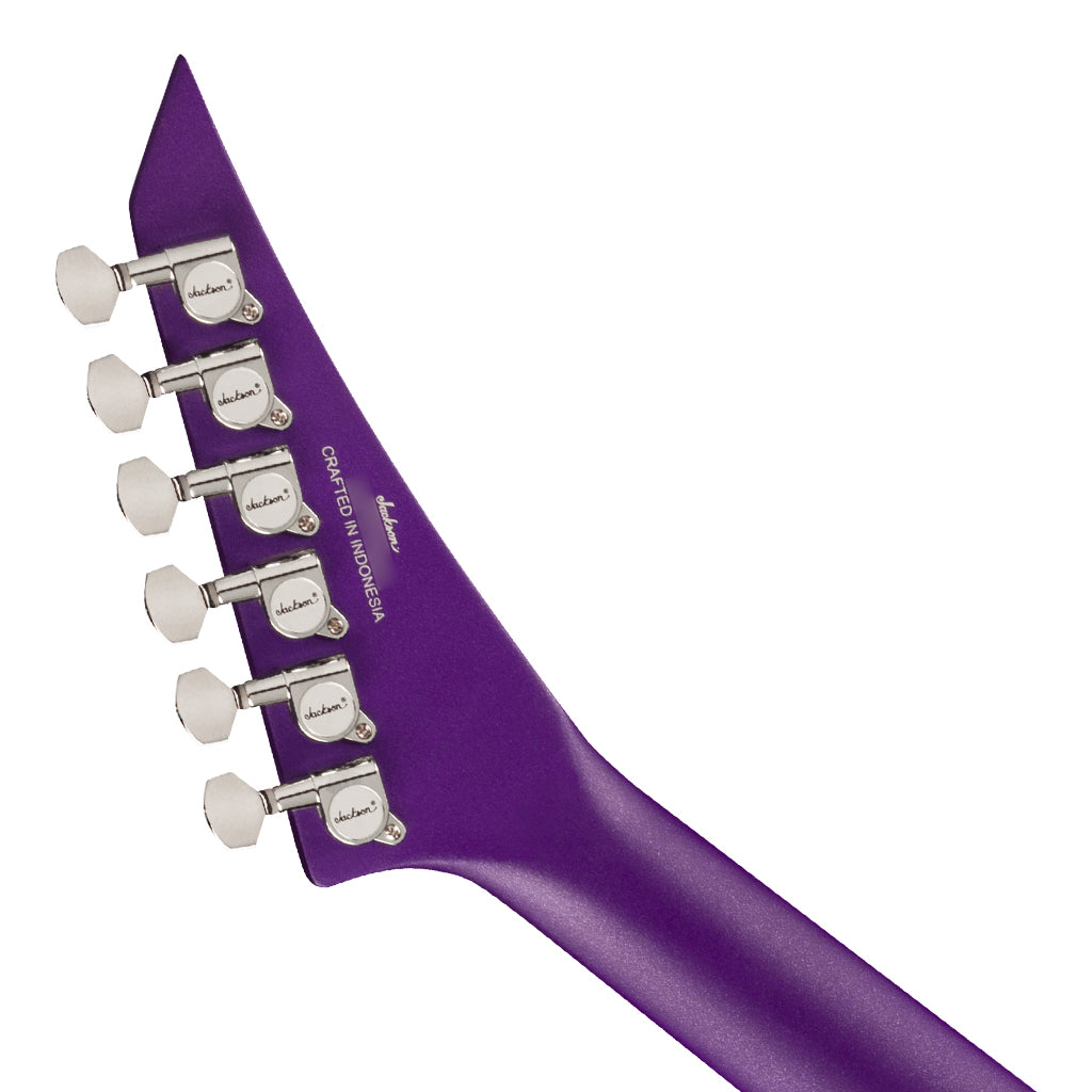 Jackson X Series Rhoads RRX24, Laurel Fingerboard, Purple Metallic with Black Bevels - Image 5