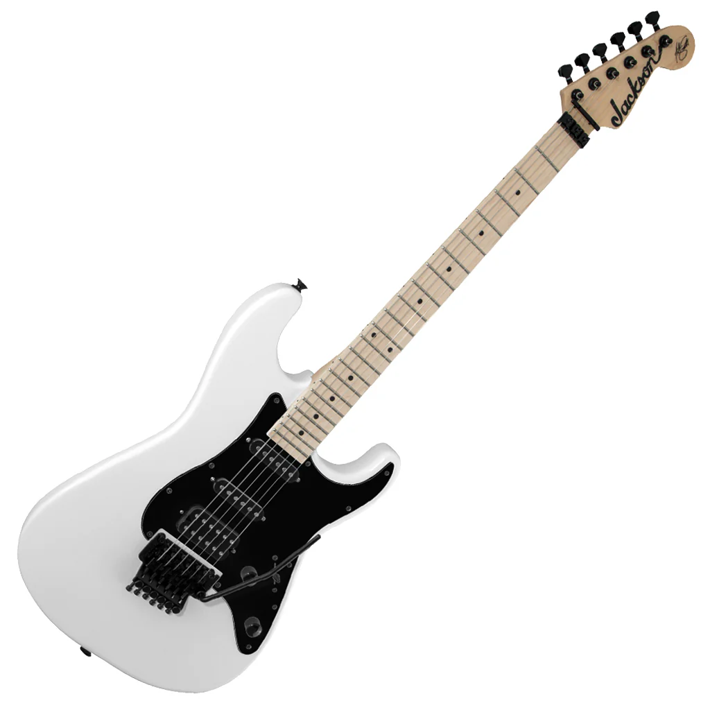 Jackson - X Series Signature Adrian Smith SDXM, Maple Fingerboard - Snow White with Black Pickguard | Electric Guitars | 2913052576 - Image 4