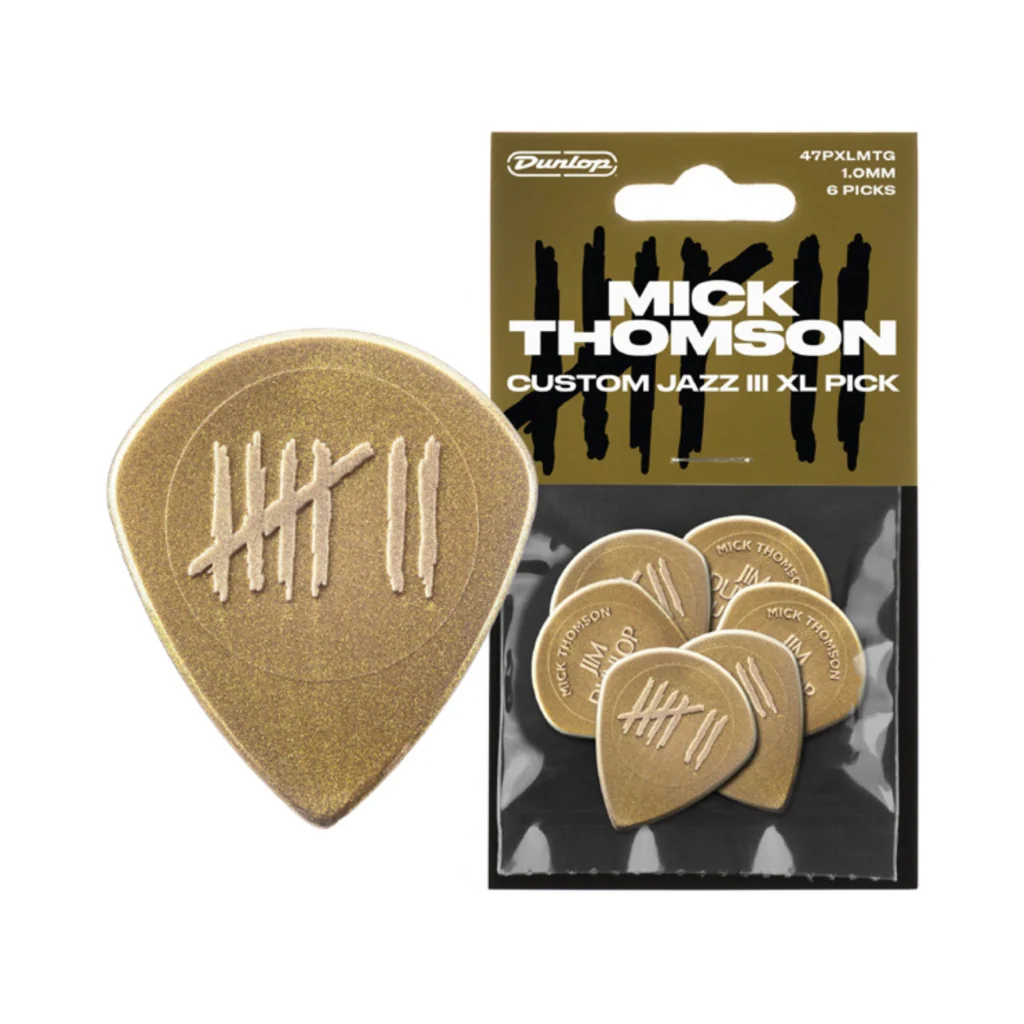 Jim Dunlop JPMTJXL Mick Thomson Custom Jazz III XL Guitar Picks - 6-pack - Image 4