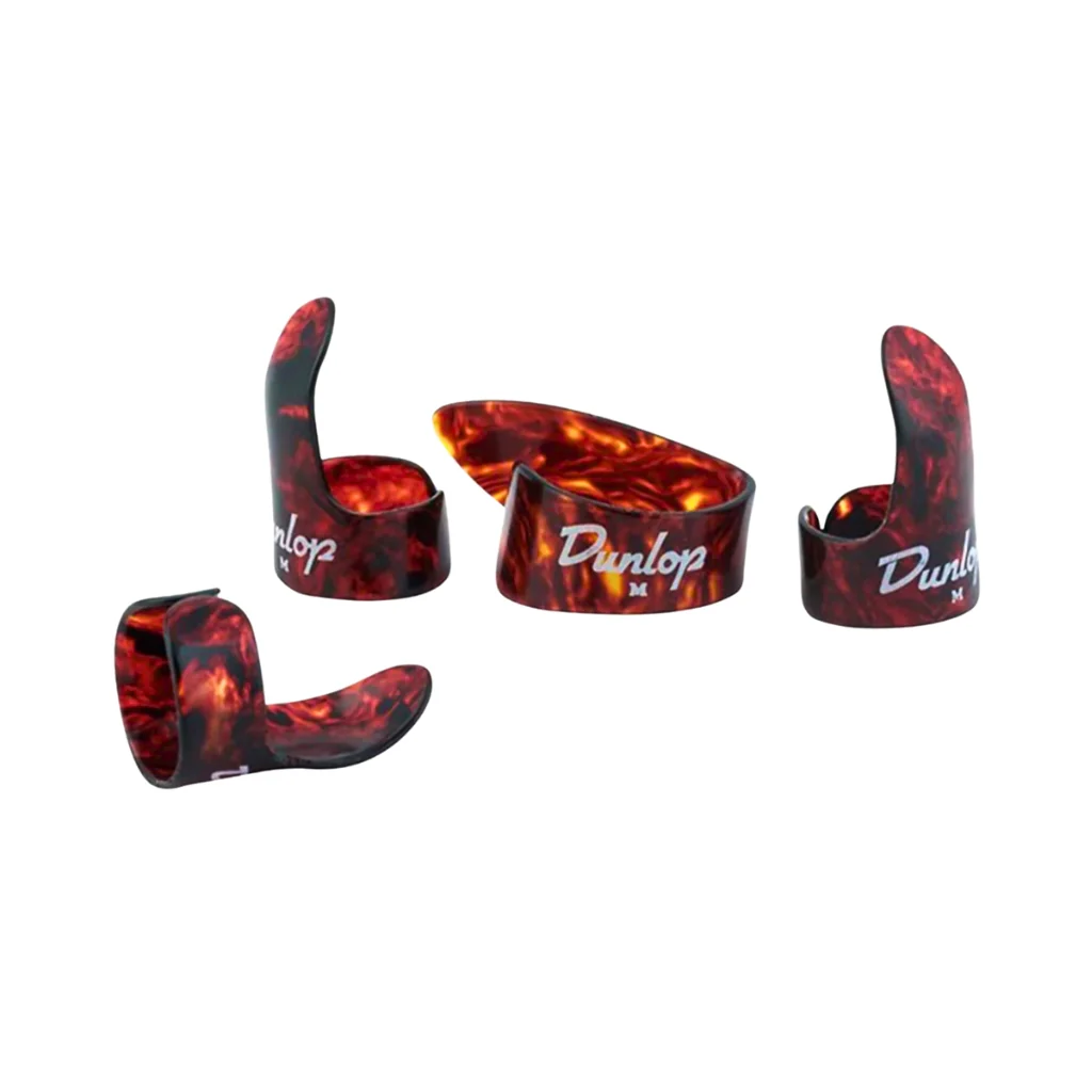Jim Dunlop Shell Fingerpicks and Thumbpick Pack - Medium - Image 3