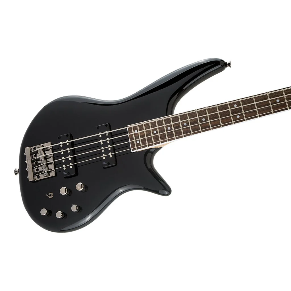 Jackson JS Series Spectra Bass JS3 Bass Guitar - Gloss Black, Laurel Fingerboard - Image 6