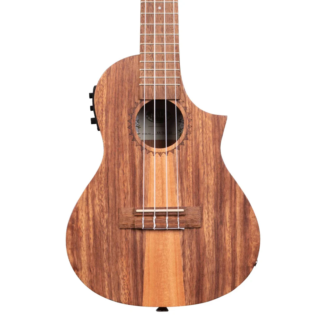Kala Concert Ukulele with Cutaway + EQ - Teak
