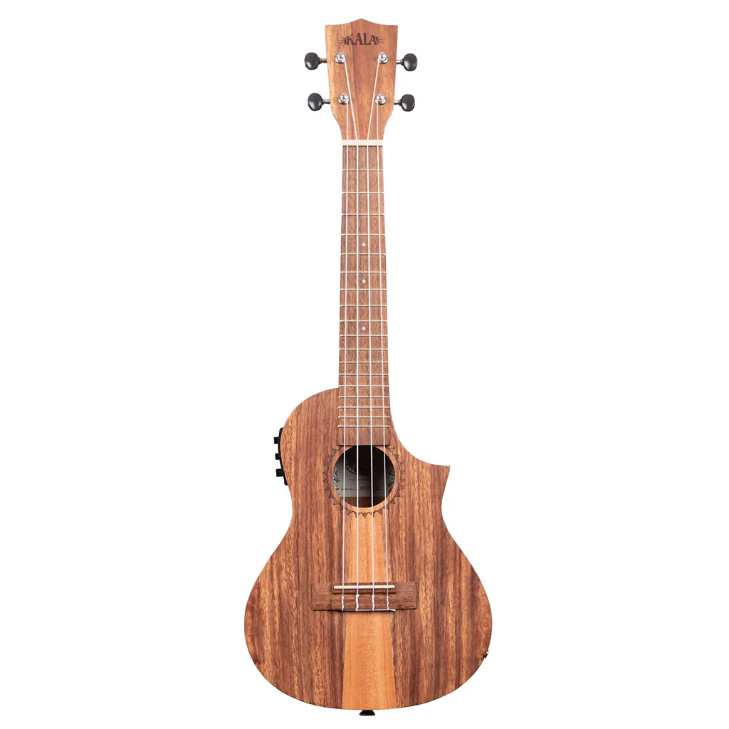 Kala Concert Ukulele with Cutaway + EQ - Teak - Image 2