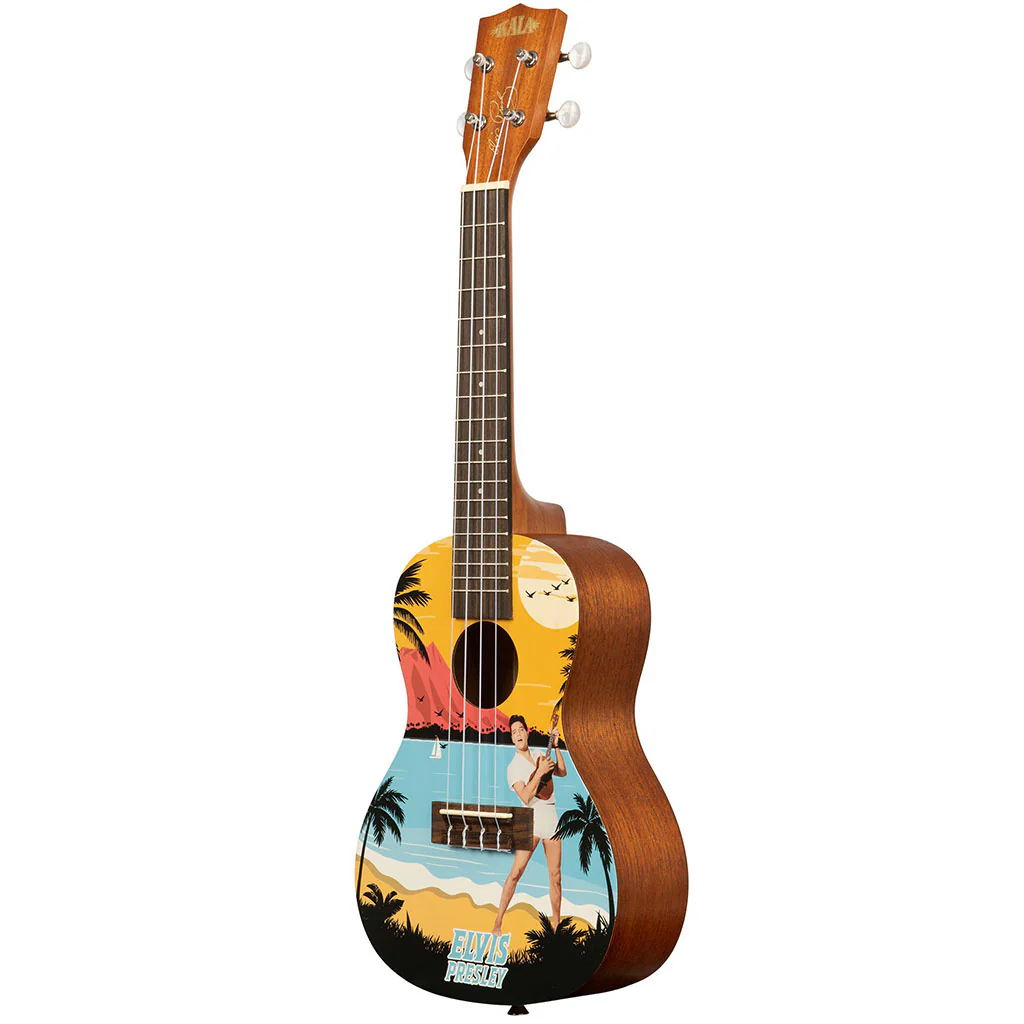 Kala LTP Elvis Blue Hawaii Concert Ukulele - Image 4