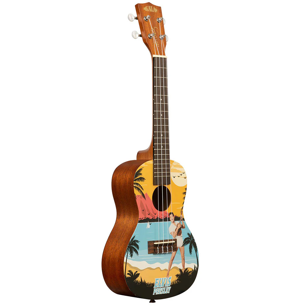 Kala LTP Elvis Blue Hawaii Concert Ukulele - Image 5