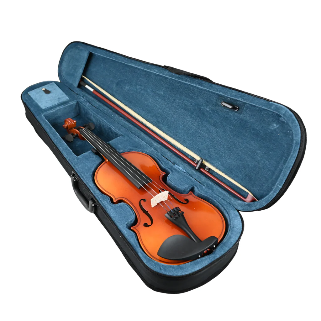 Knight - HDV 2/4 Size Student Violin with bow and foam case - Image 6