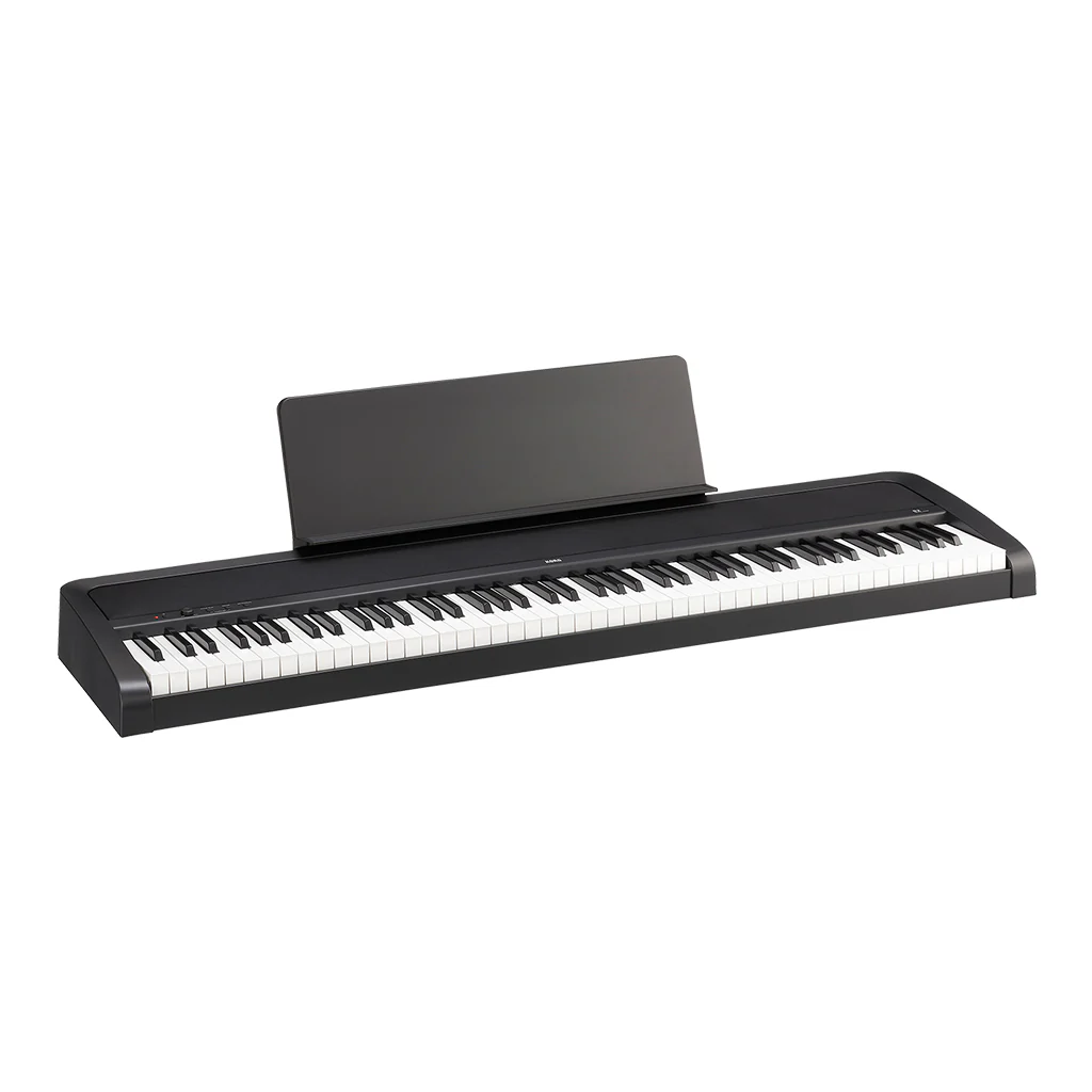 Korg B2 88 Weighted Hammer Action Digital Black With AKG K-72 Headphones - Image 4