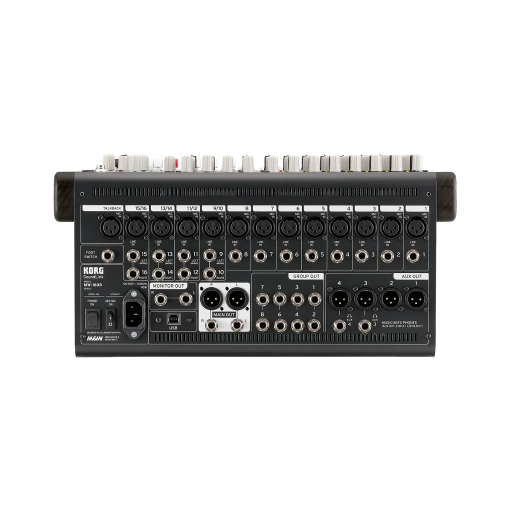 Korg MW1608 16Ch Hybrid Mixer - Image 2