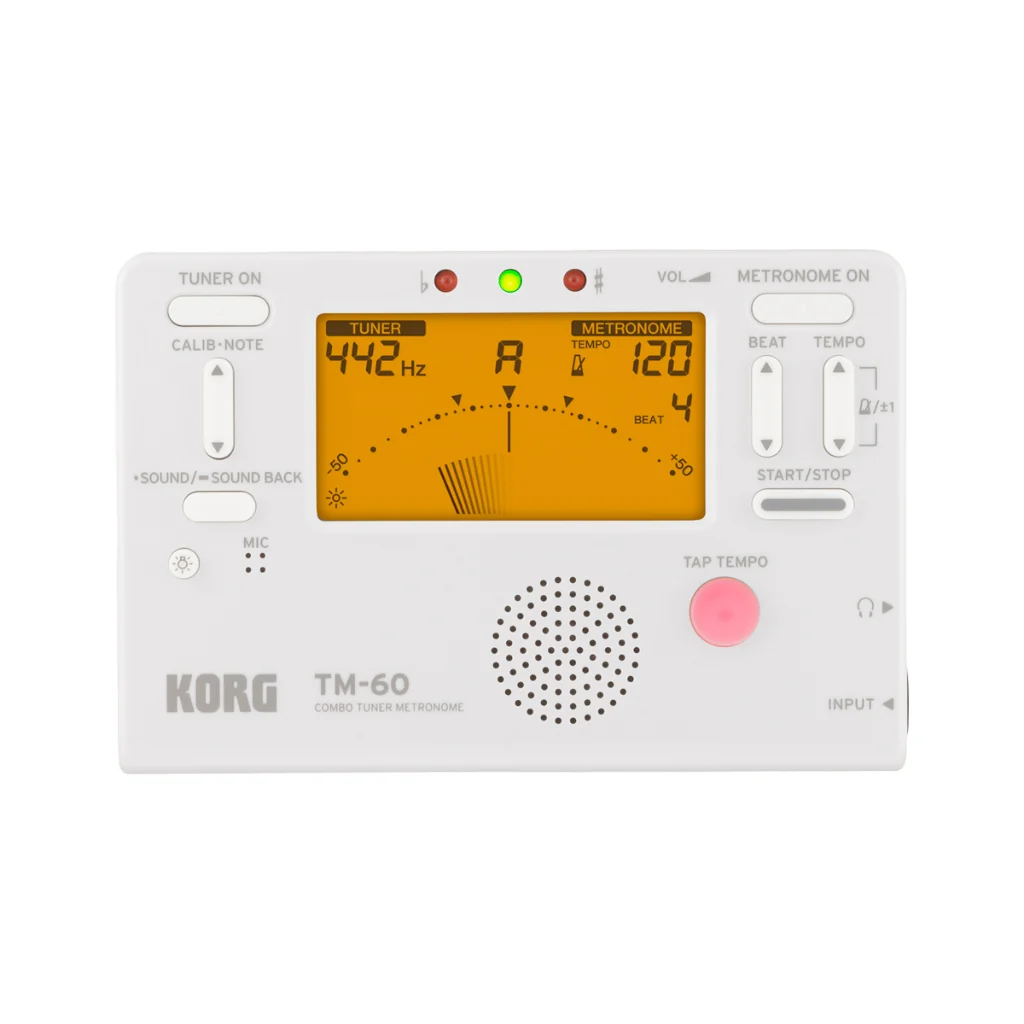 Korg TM-60 Tuner Metronome White