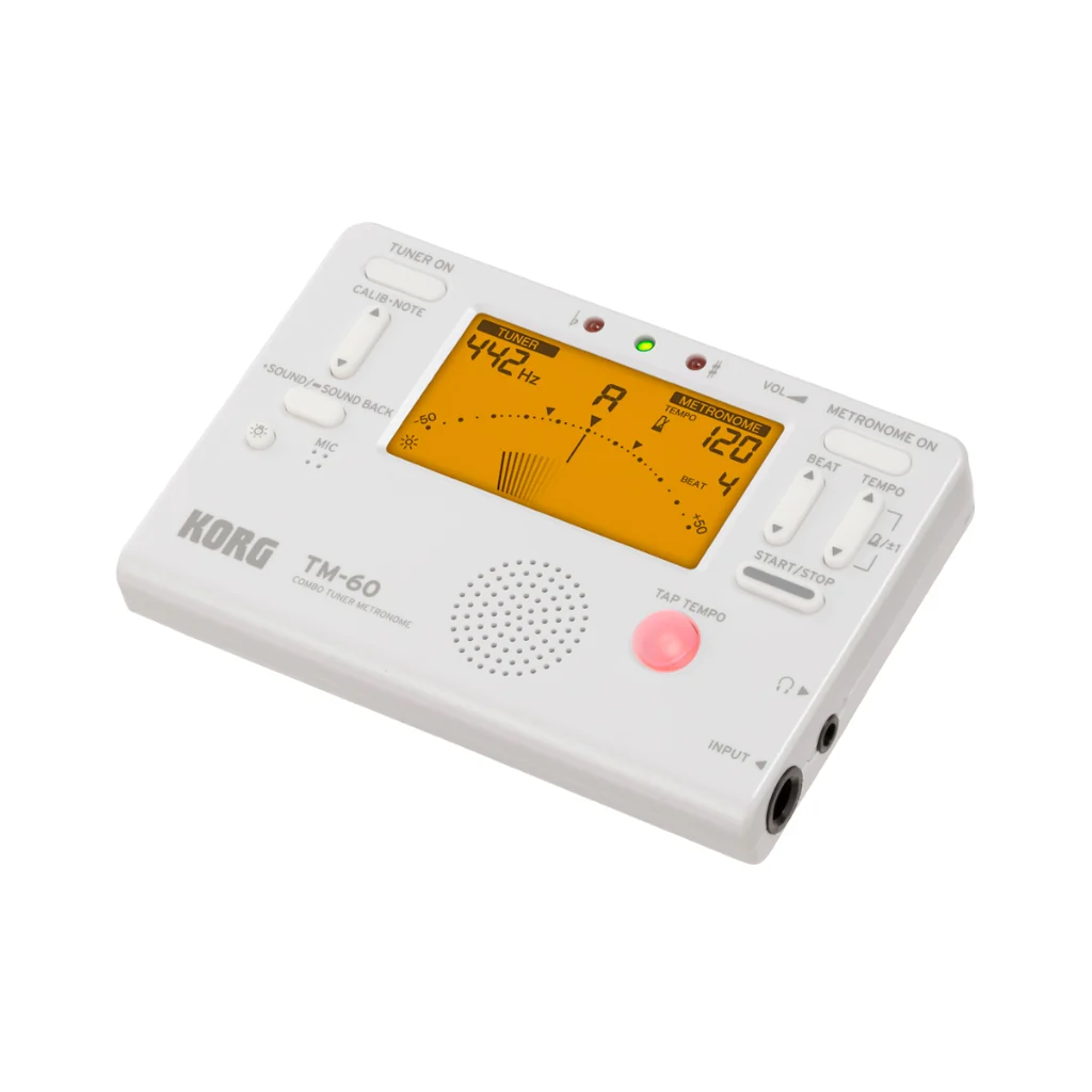 Korg TM-60 Tuner Metronome White - Image 2