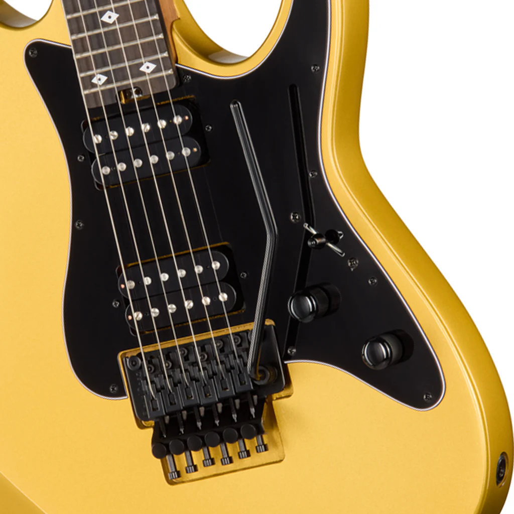 Kramer 50th Anniversary Volante HHFR Electric Guitar - Anniversary Gold - Image 7