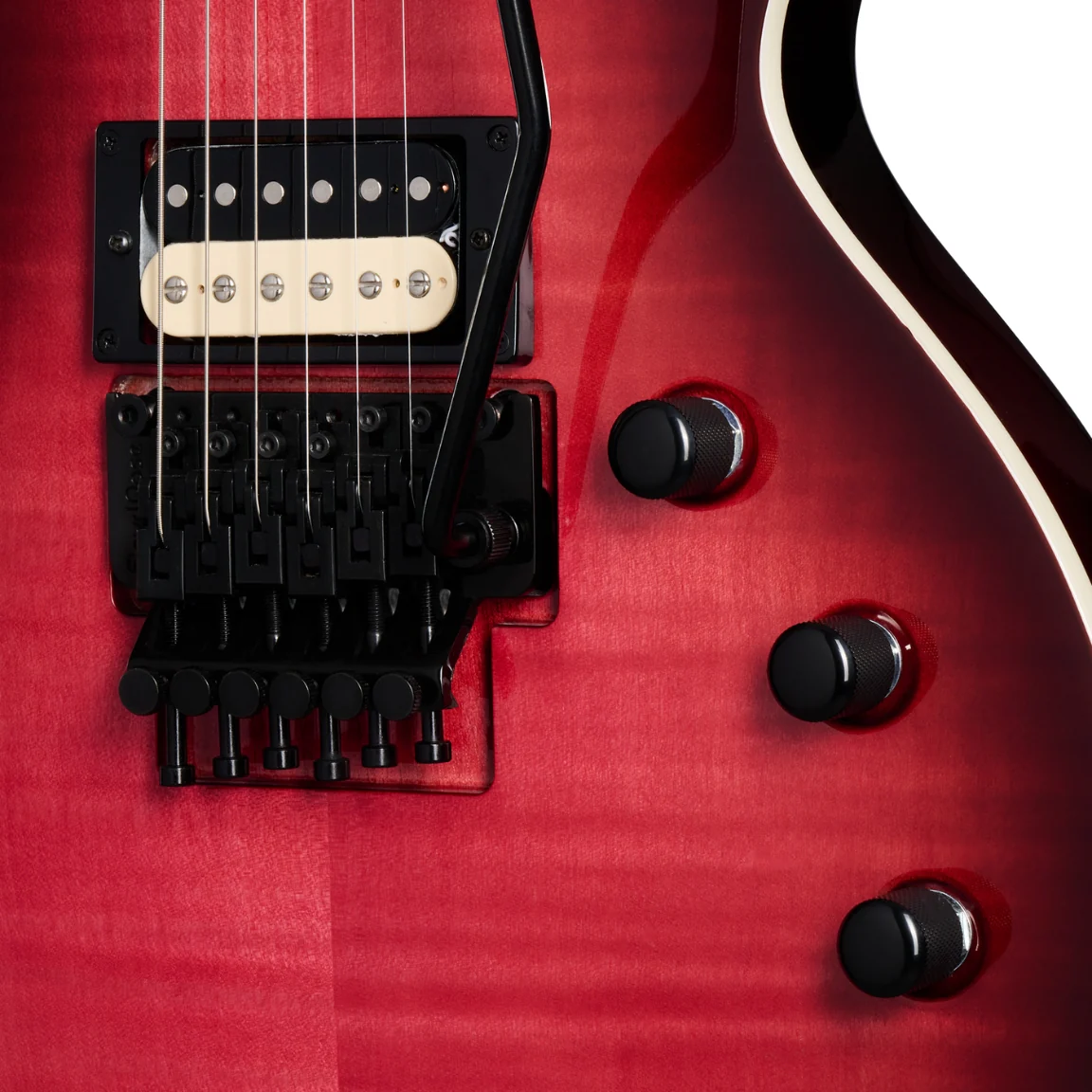 Kramer Assault Figured Electric Guitar - Magenta Perimeter - Image 8