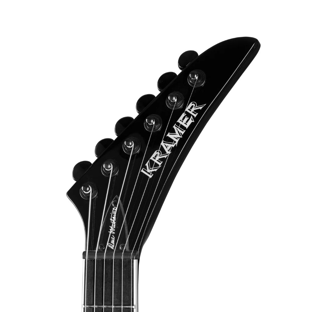 Kramer Dave Mustaine Vanguard in Case Electric Guitar - Ebony - Image 6
