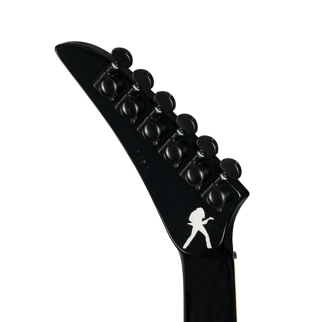 Kramer Dave Mustaine Vanguard in Case Electric Guitar - Ebony - Image 7