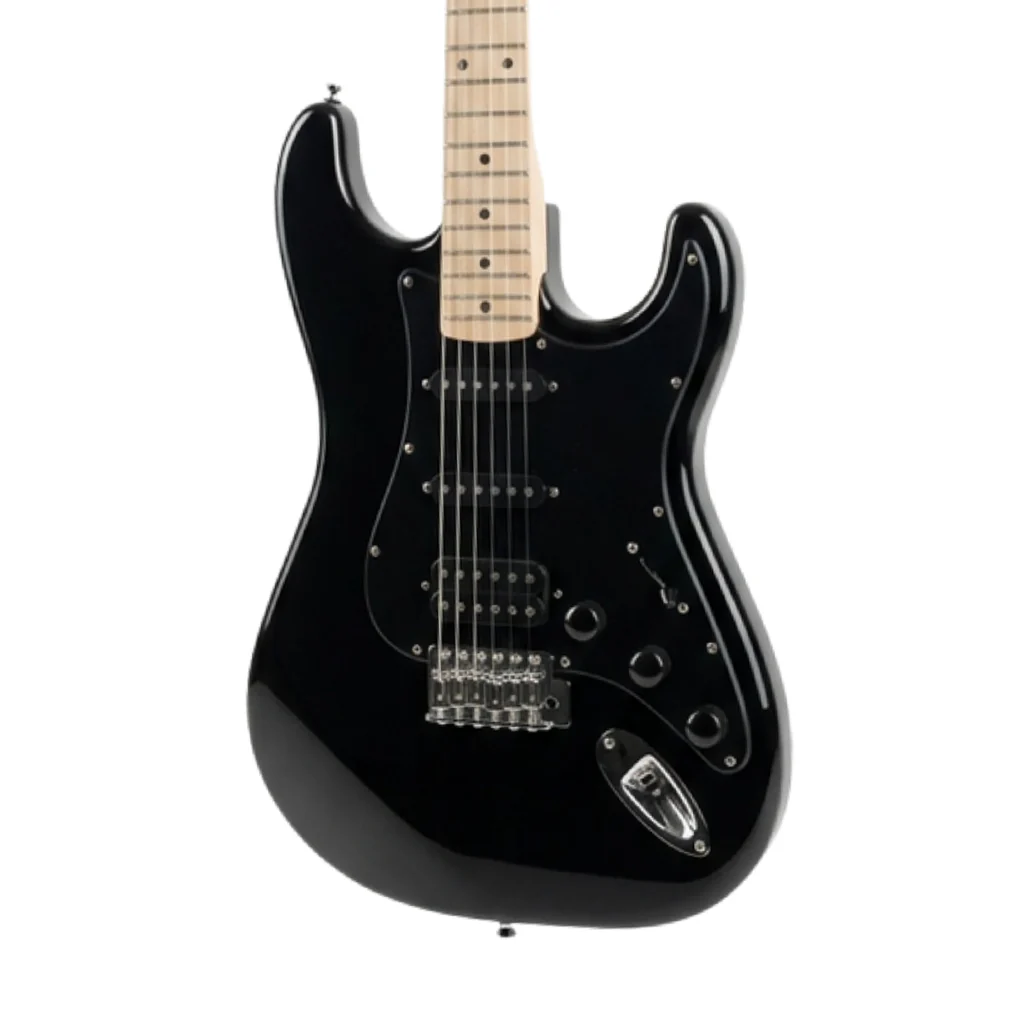 Kramer Focus VT-211S Electric Guitar - Black w/Black Guard