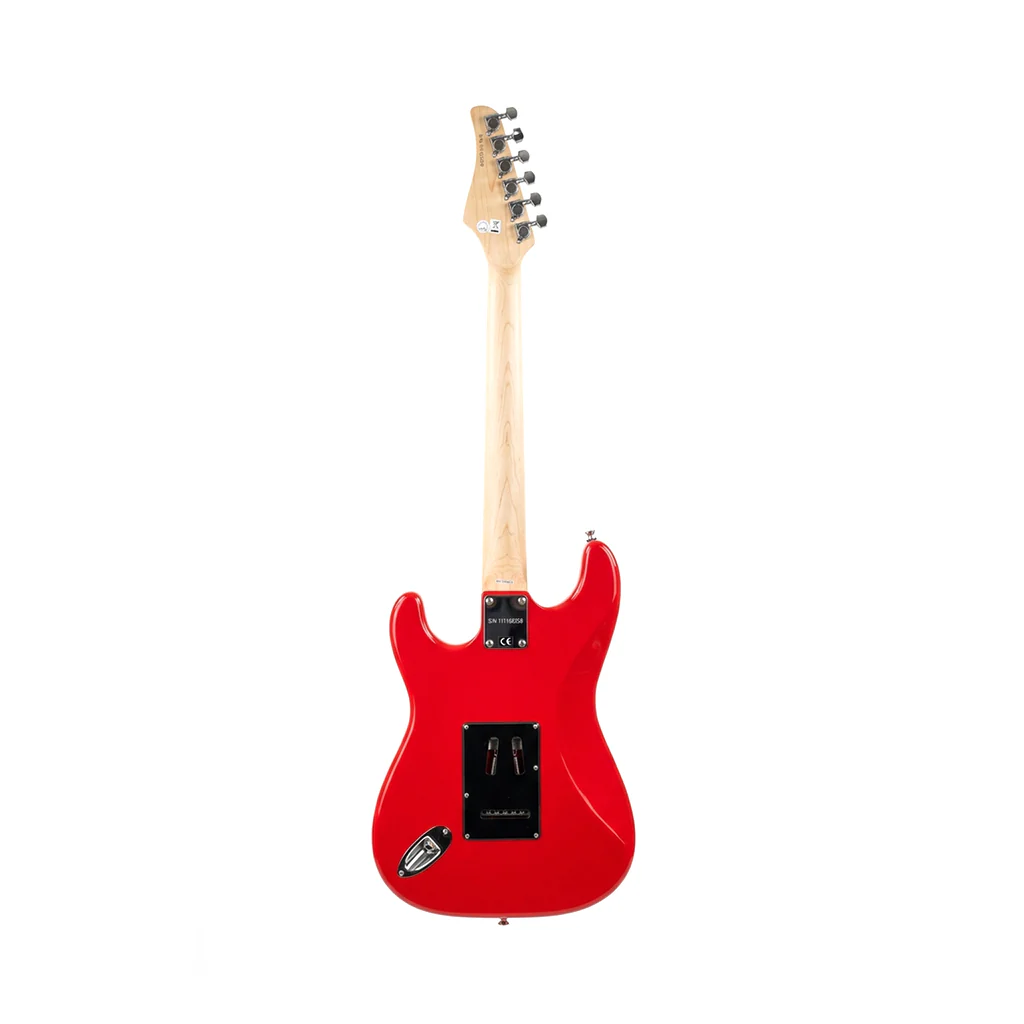 Kramer Focus VT-211S Electric Guitar - Red w/Black Guard - Image 4