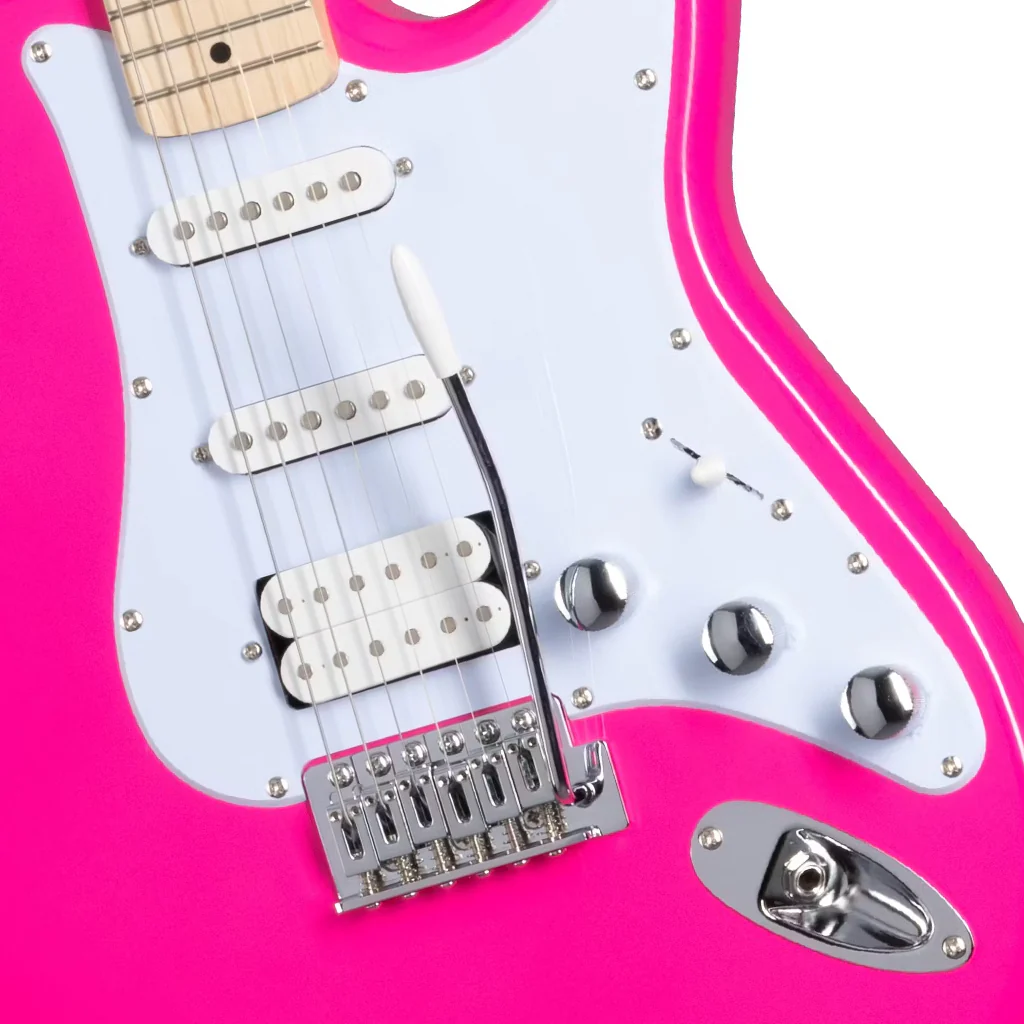 Kramer Focus VT211S Electric Guitar - Hot Pink - Image 6