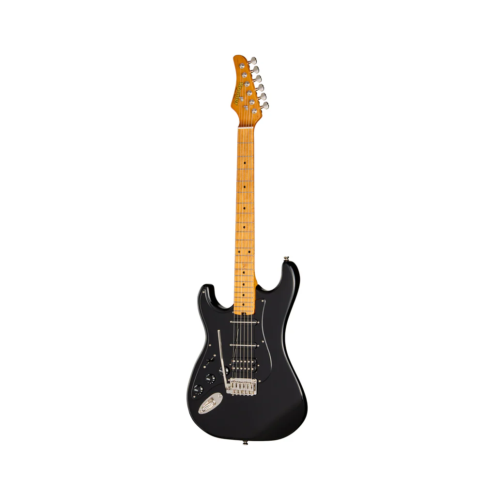 Kramer Pacer Deluxe GT Left Handed w/Premium Gig Bag - Intruder Black - Image 2