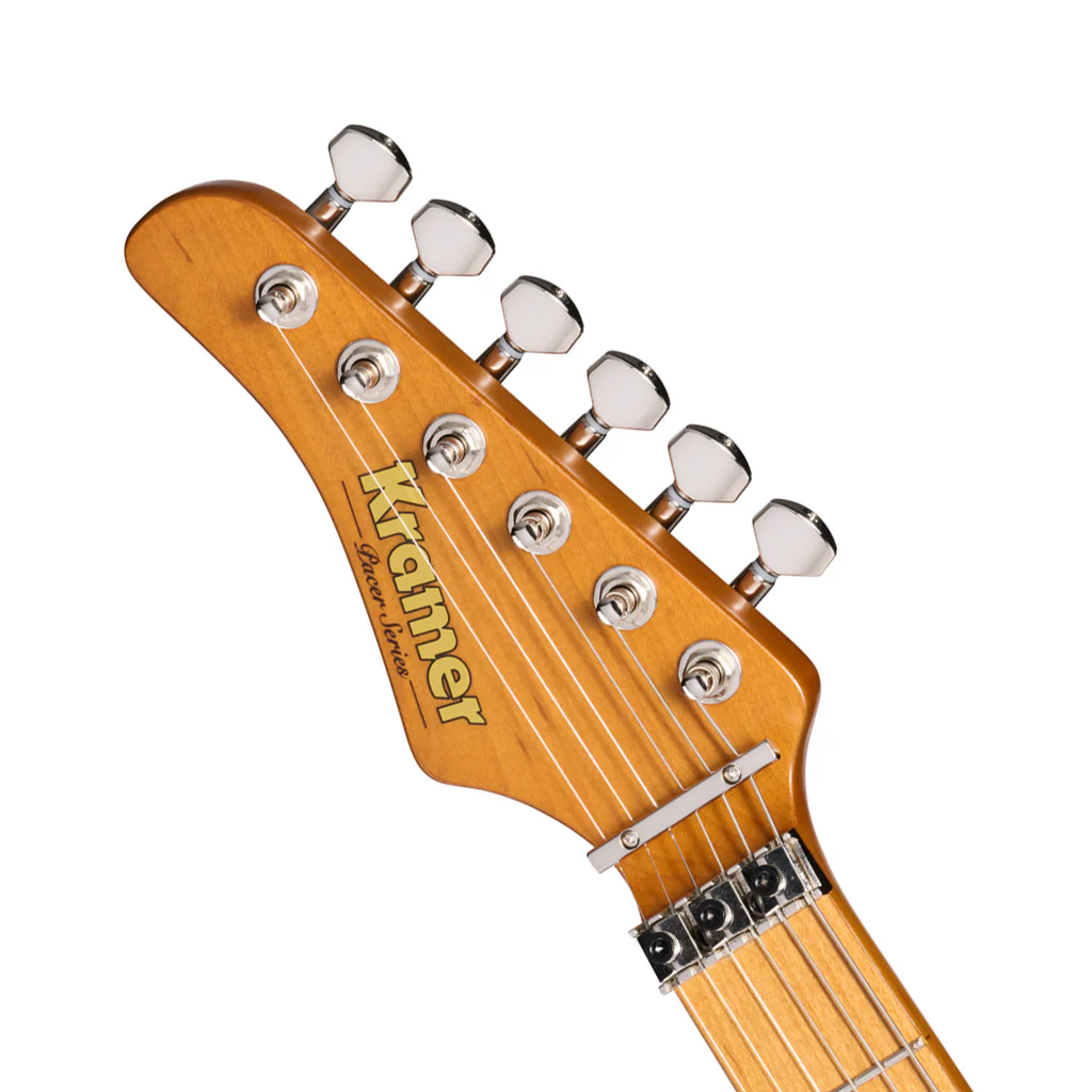 Kramer Pacer Deluxe Left Handed w/Premium Gig Bag - Classic White - Image 4