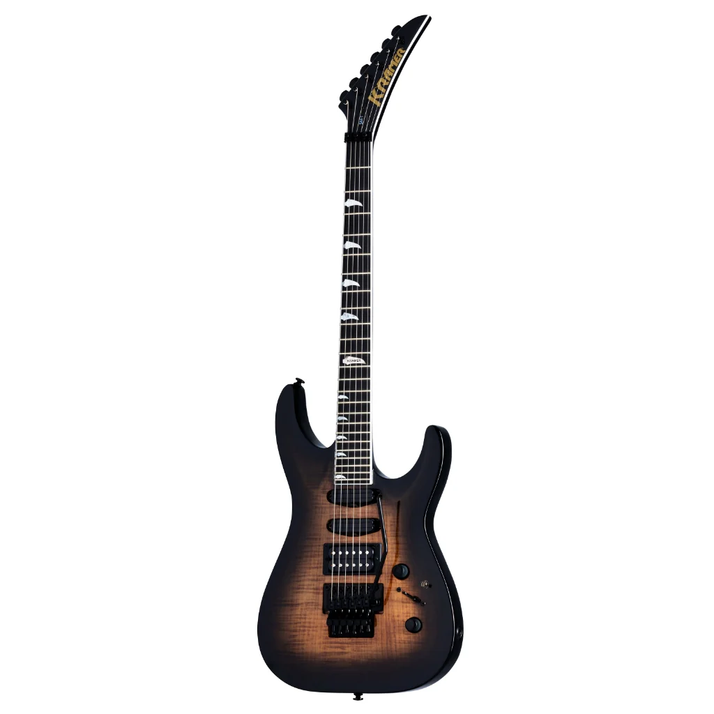 Kramer SM-1 Figured Electric Guitar - Black Denim Perimeter - Image 3