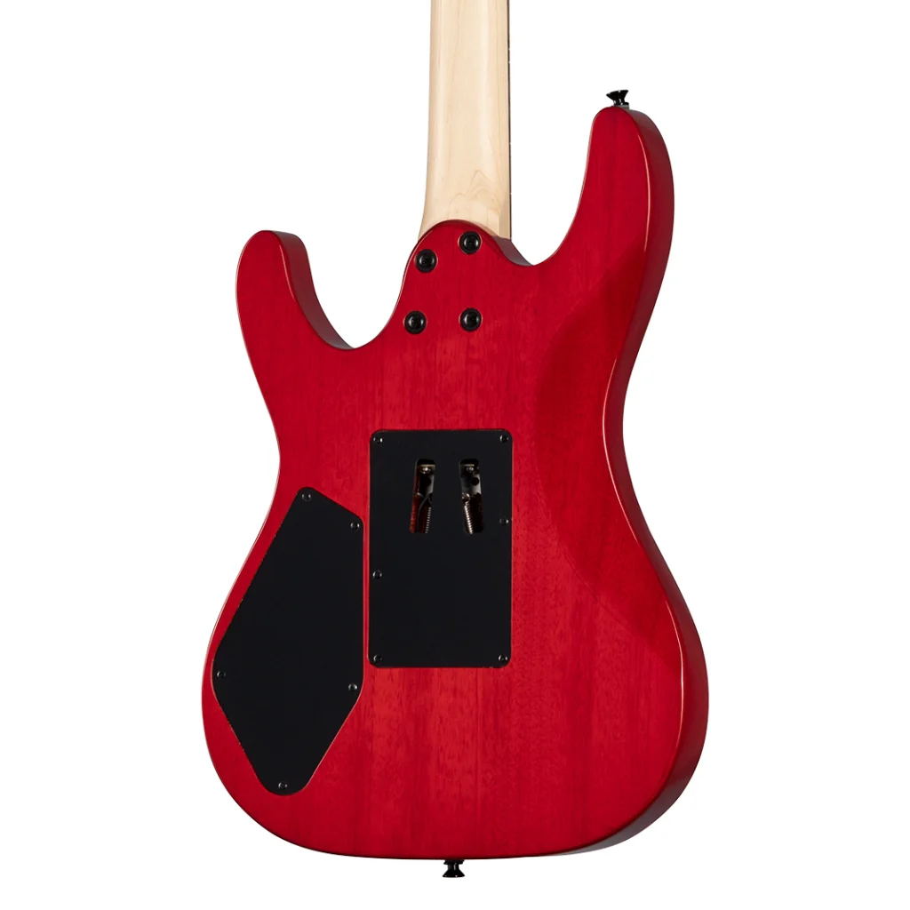 Kramer Striker Figured Floyd Rose Special Electric Guitar - Transparent Red - Image 2