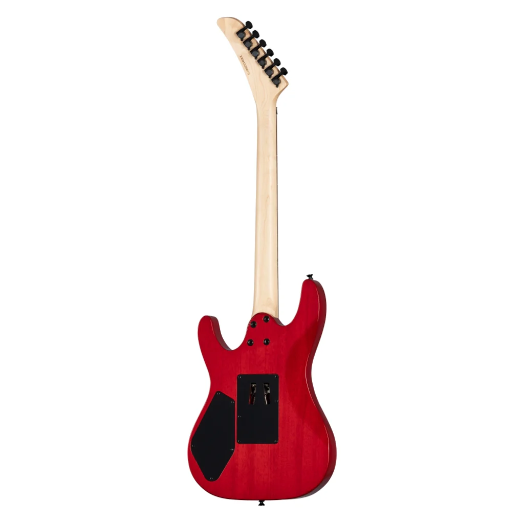 Kramer Striker Figured Floyd Rose Special Electric Guitar - Transparent Red - Image 4