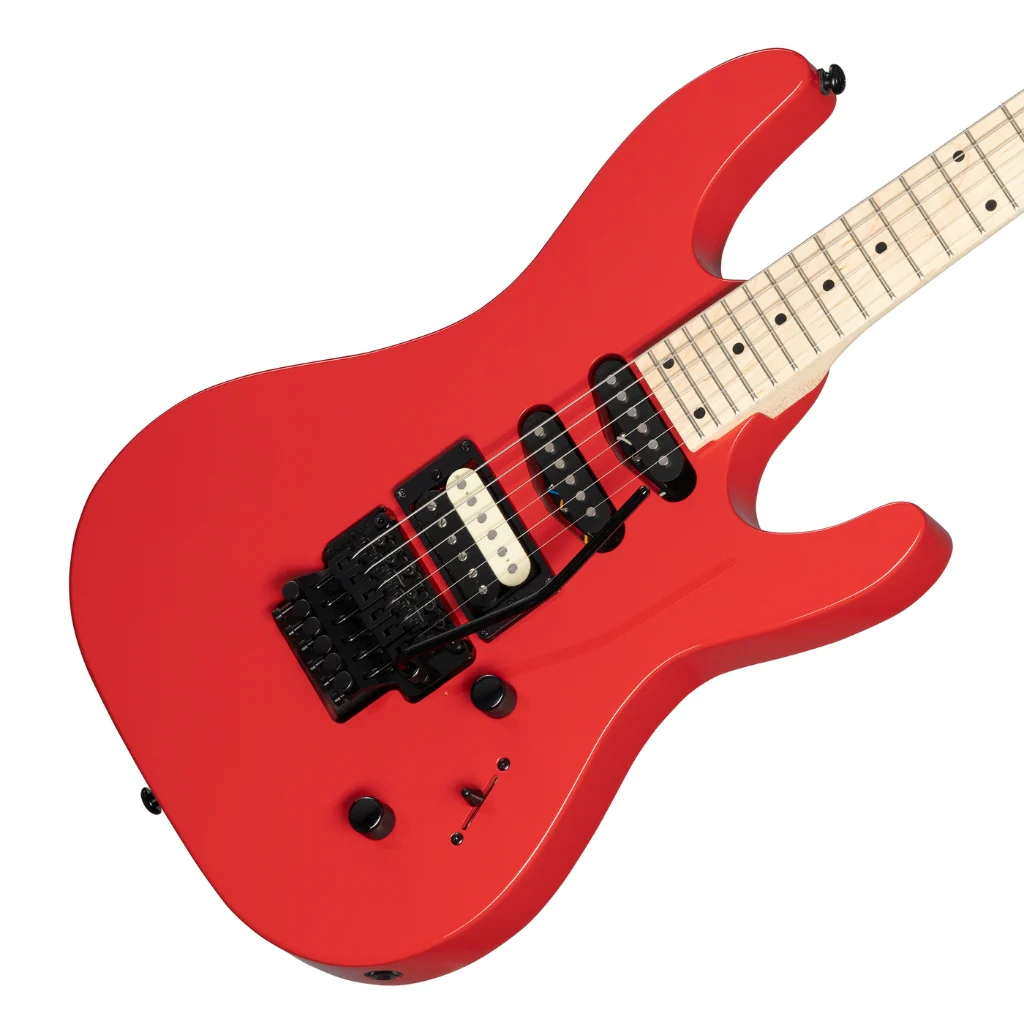Kramer Striker Floyd Rose Electric Guitar - Jumper Red - Image 9