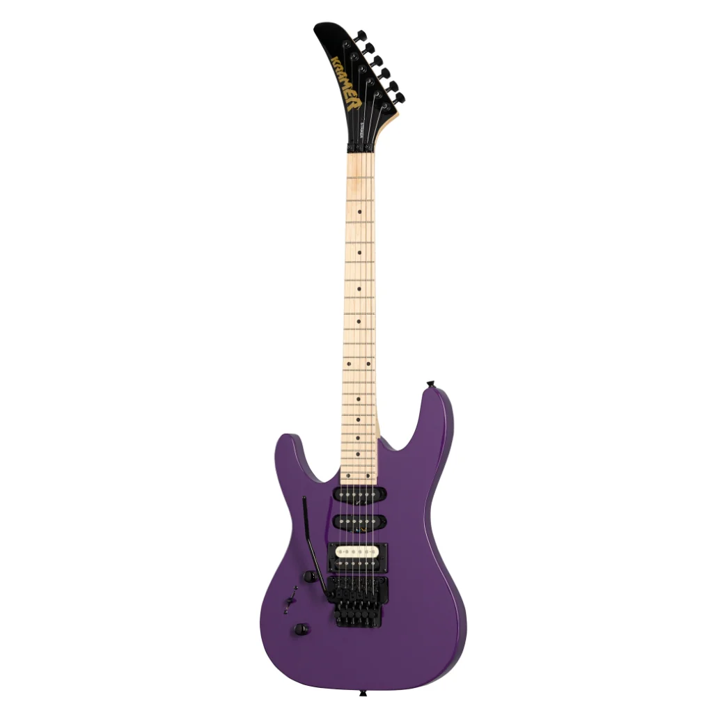 Kramer Striker Floyd Rose Left Handed Electric Guitar - Majestic Purple - Image 3