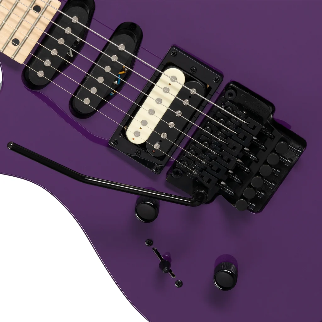 Kramer Striker Floyd Rose Left Handed Electric Guitar - Majestic Purple - Image 8