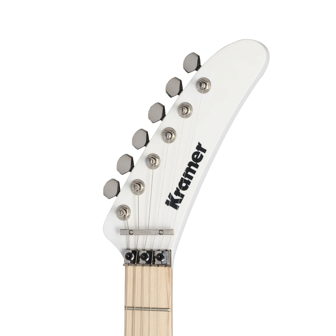 Kramer The 84 Electric Guitar - Angel White Satin - Image 6