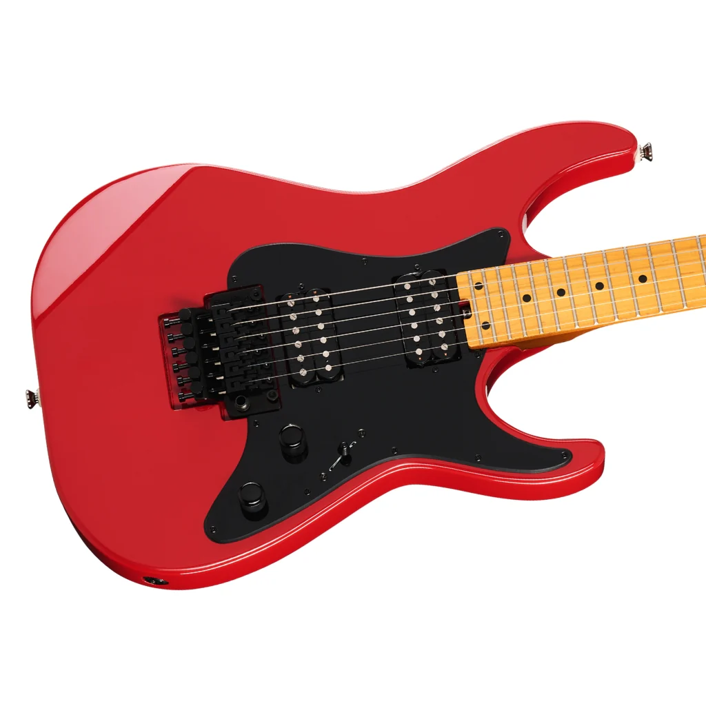 Kramer Volante HHFR Electric Guitar - Defender Red - Image 8