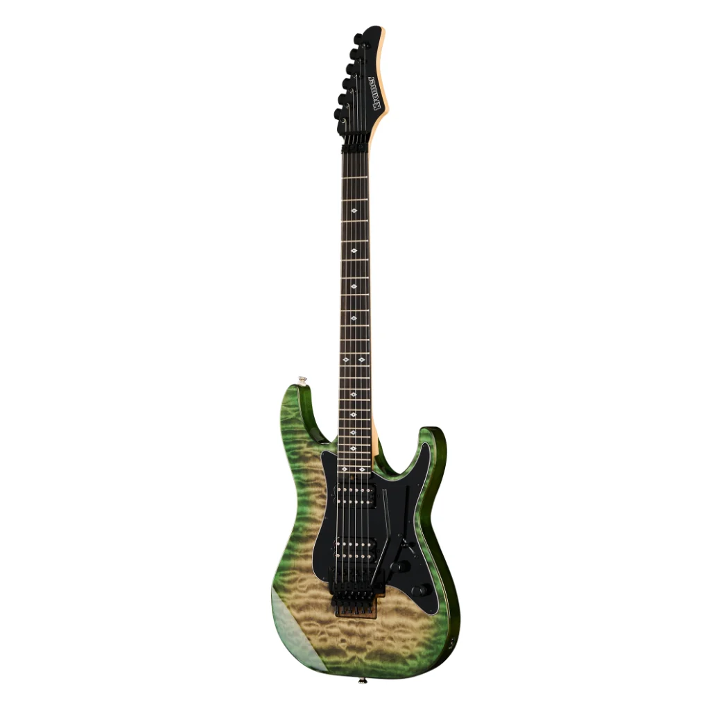 Kramer Volante Quilt HHFR Electric Guitar - Ultramarine Burst - Image 2