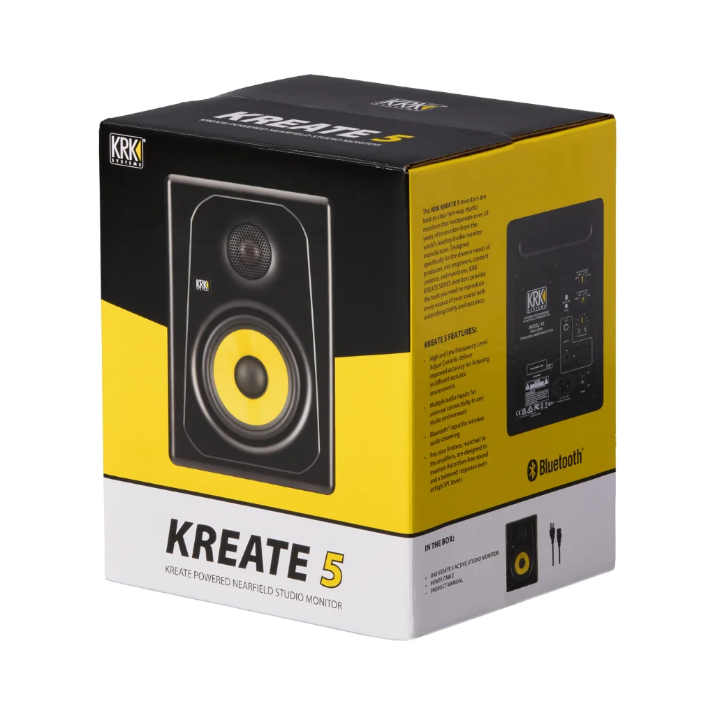 KRK Kreate 5 Active 5" Studio Reference Monitor - Single - Image 5