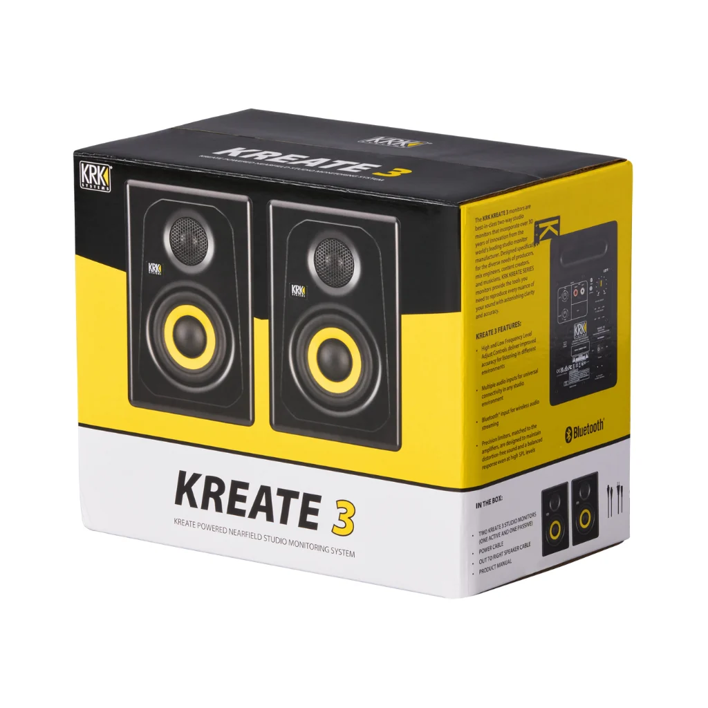 KRK Kreate 3 Active 3" Studio Reference Monitor - Pair - Image 4