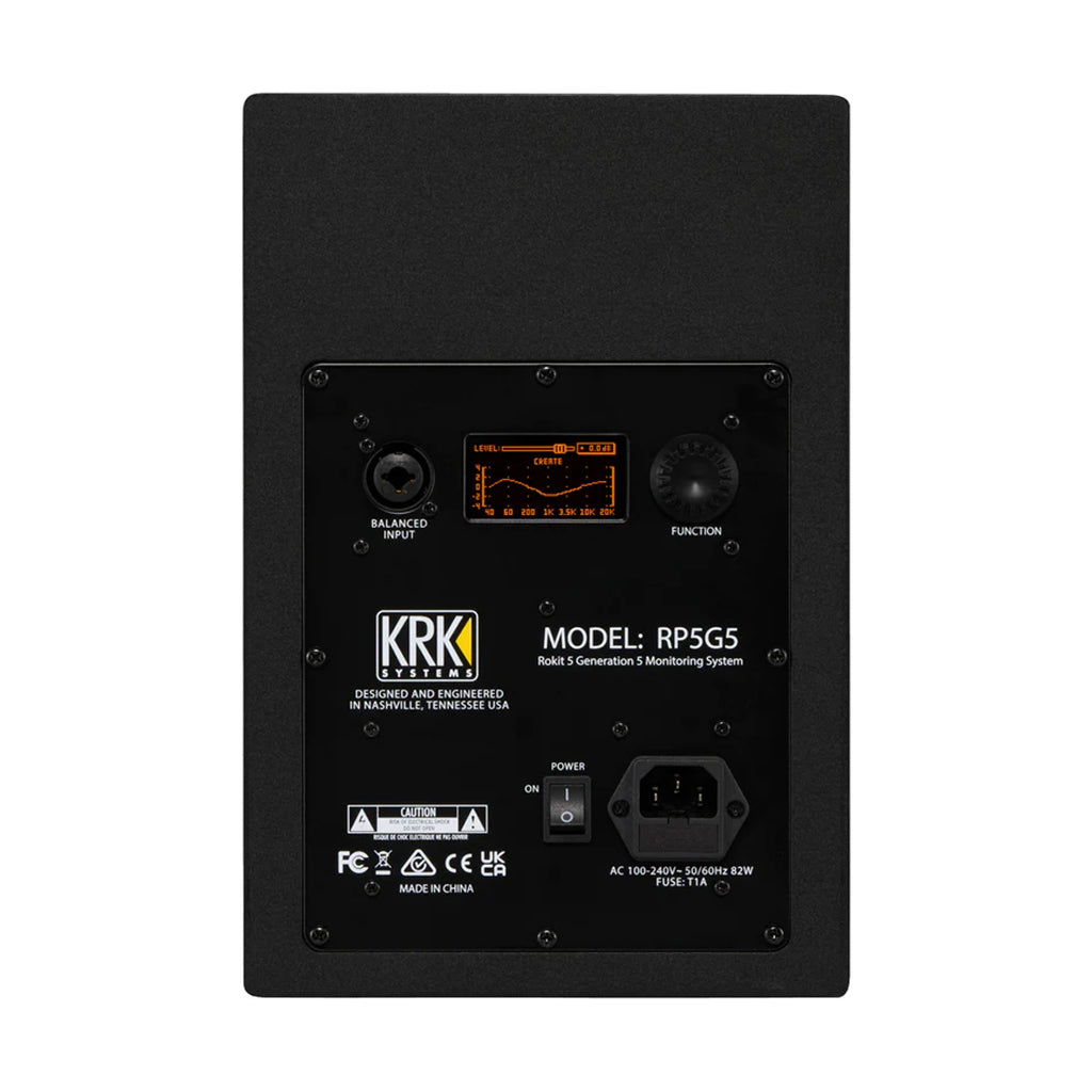 KRK ROKIT Gen5 Studio Monitor 5" Class D Powered; Kevlar Drivers; Onboard DSP - Single - Image 3