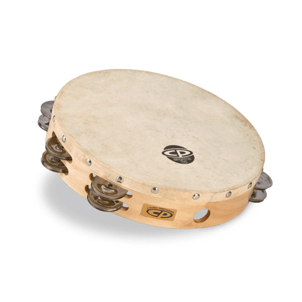 LP CP 10" Headed Tambourine Double Row