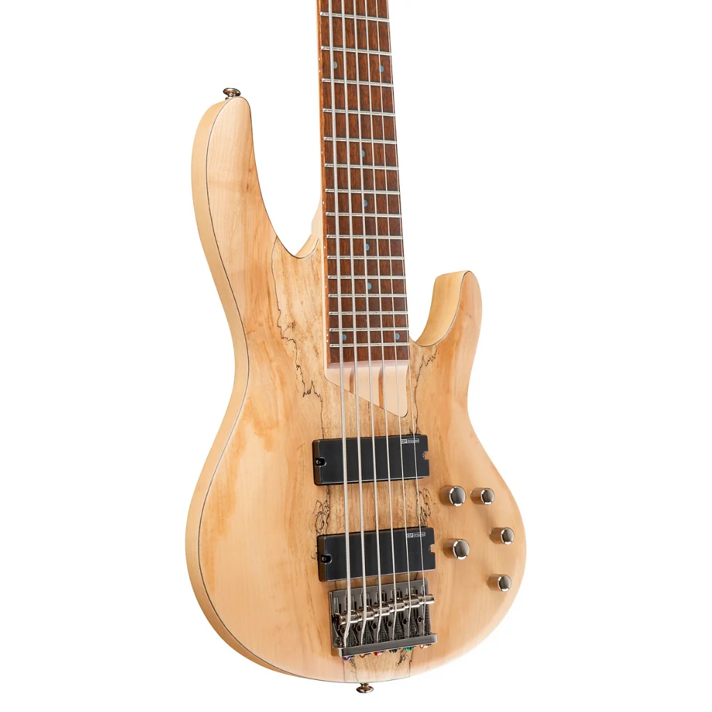 LTD B-Series B-206SM 6 String Bass Guitar Natural Satin - Image 6