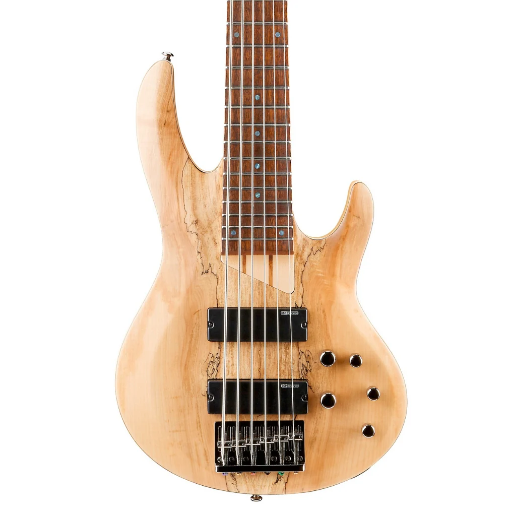 LTD B-Series B-206SM 6 String Bass Guitar Natural Satin - Image 7