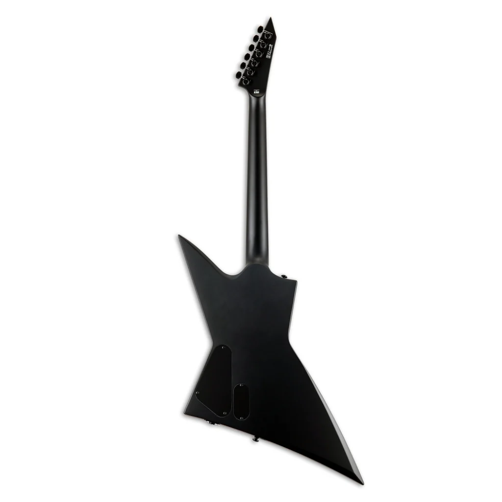 LTD EX Black Metal Electric Guitar - Black Satin - Image 4