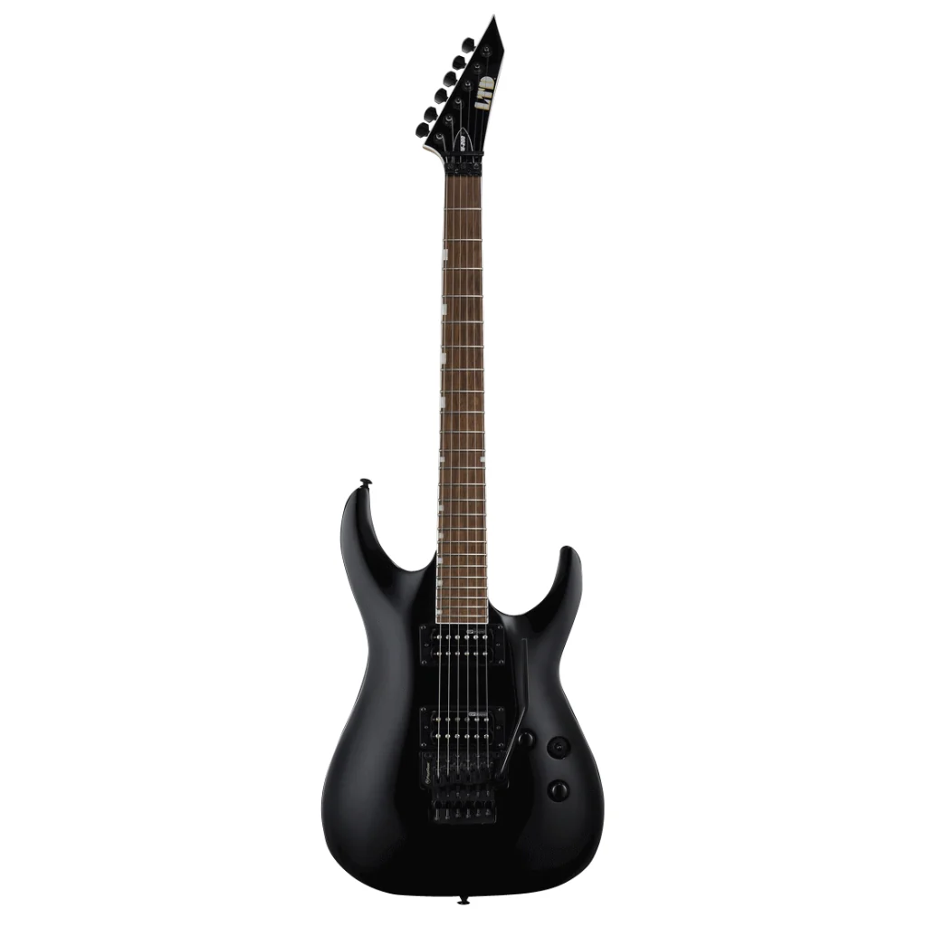 ESP LTD MH-200 Electric Guitar - Black - Image 3