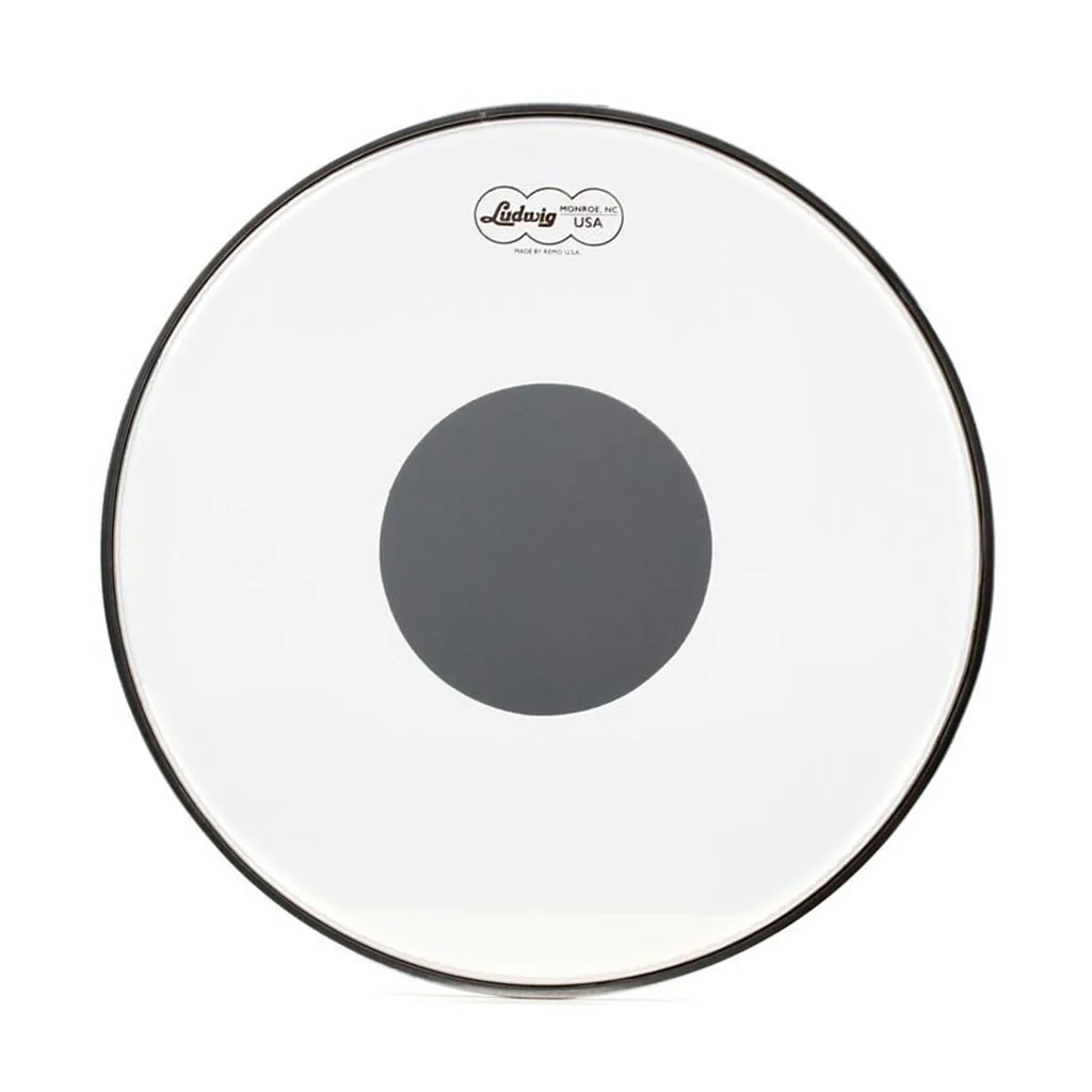 Ludwig 12" Clear Ambassador Silver Dot